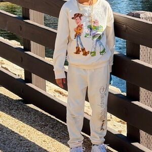 Disney Cream Toy Story Kids Matching Set